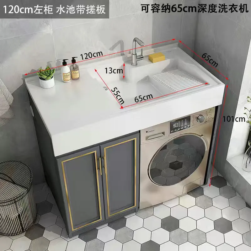 Variant: 120Cm left cabinet