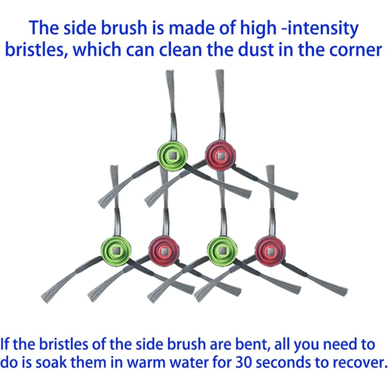1 комплект, Роликовые щетки, боковая щетка, Швабра, фильтр, пылесборники для Yeedi Vac/Vac Max/Vac Station/Vac 2 Pro, замена робота-пылесоса