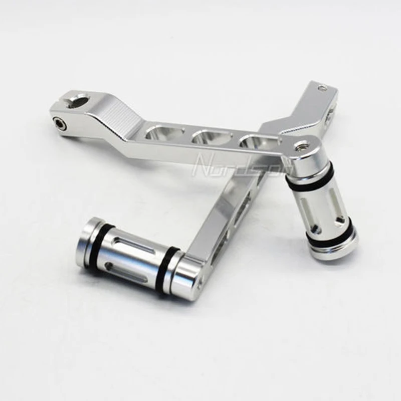 25mm CNC Motorcycle Handlebar Grips Footrest Edge Cut Shift Lever Shifter Peg For Harley glide road king V-rod Softail