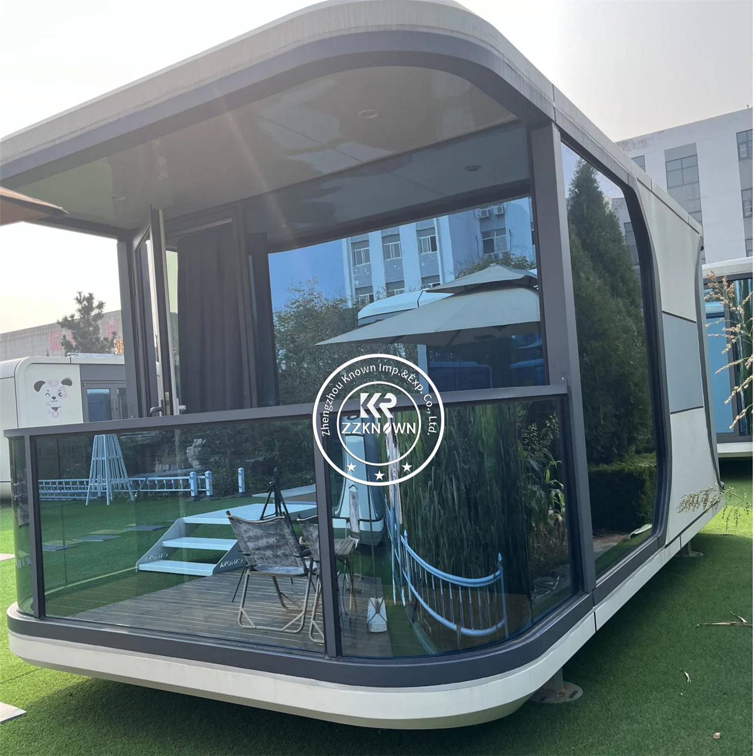 Portable Capsule House Multifunctional Cabin Hotel Modular Residence Kitchen Bedroom Prefab Pod Space Capsule House
