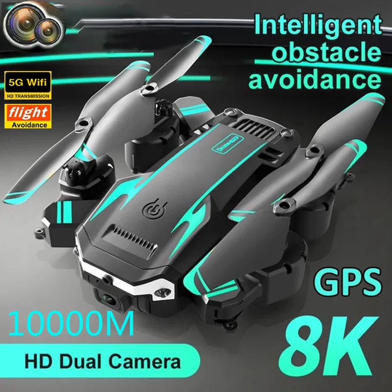 G6Pro Drone Professional HD Aerial Photography 5G GPS 8K Four-way Intelligent Obstacle Avoidance Dual-Camera Drone 10000M Toys