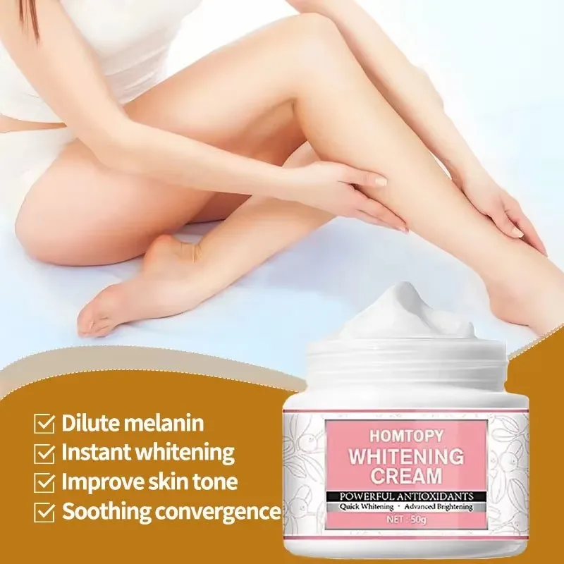 Body Whitening Cream Intimate Areas Underarm Knee Buttocks Private Bleach Remove Melanin Waterproof Brighten Nourish Cream