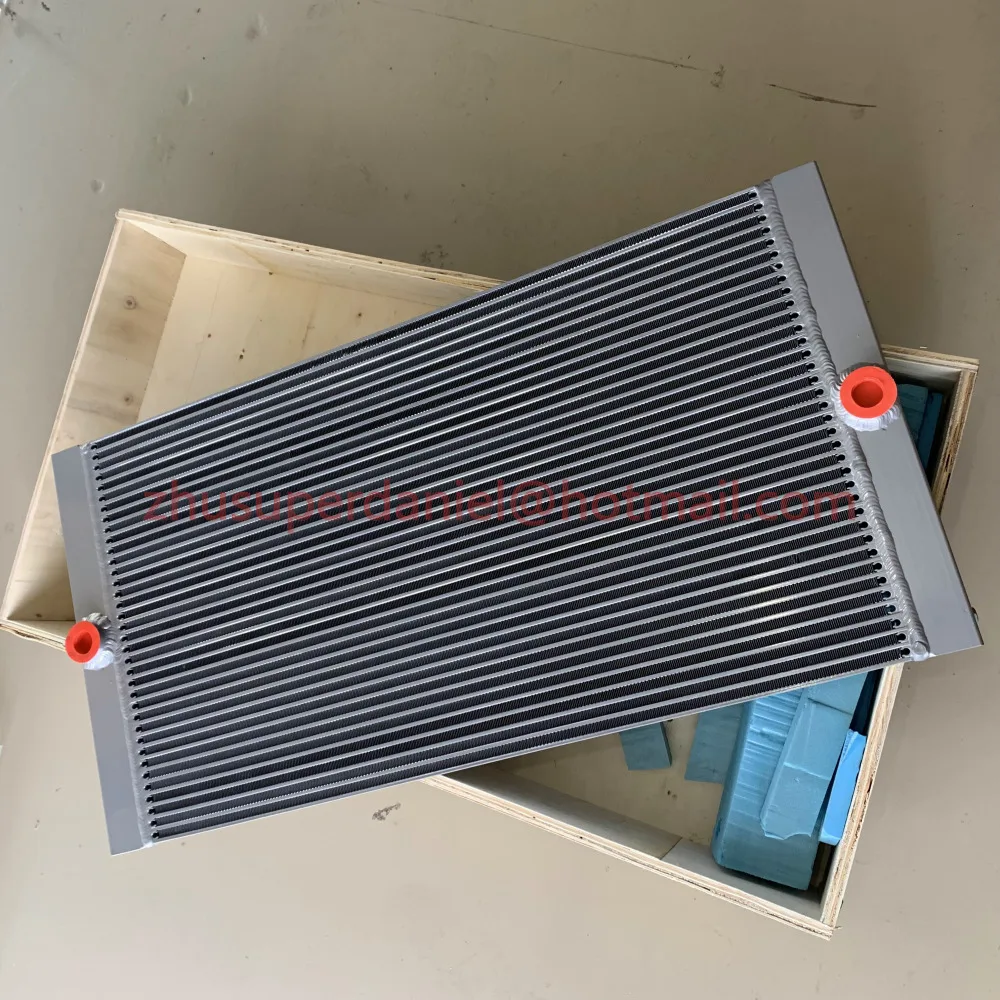 1613950900(16139-509-00) aluminum plate-fin oil cooler air cooler for AC GA55-90C screw air compressor