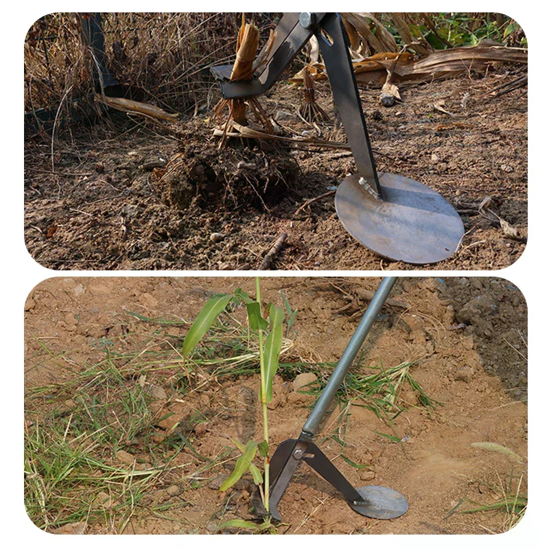 Root Remover Garden Tool Designed For Efficient Manual Plant Root Removal Of Corn Stalks And Soybean Root Heavy-Duty