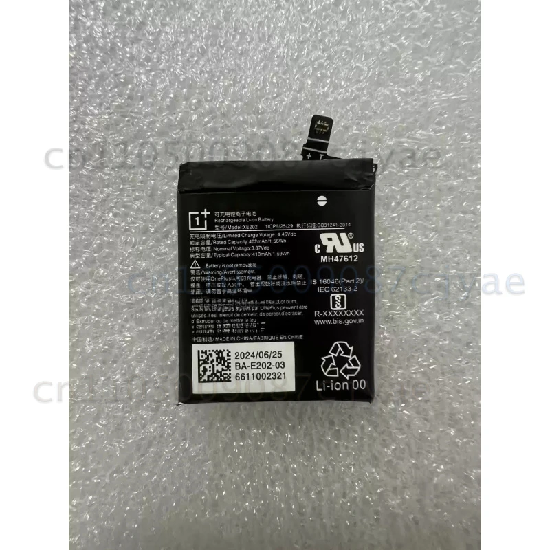 Power Supply Battery For OnePlus Watch Rechargeable Lithium-ion Battery XE202
