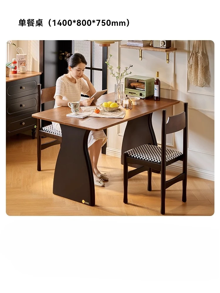 Dining table 2025 new rectangular dining table and chairs