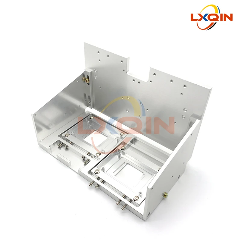 Imagem -01 - Lxqin Cabeça Dupla Quadro Placa de Cabeça para Xp600 Dx5 Dx7 5113 4720 I3200 Suporte de Transporte da Cabeça de Impressão Titular Placa Peças Impressora