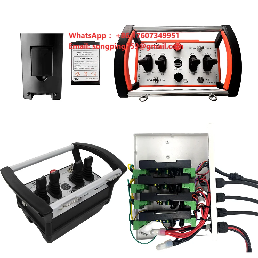 High-end Line Radio Proportional Truck Cranes Remote Control for Yacht and Premium Vessels