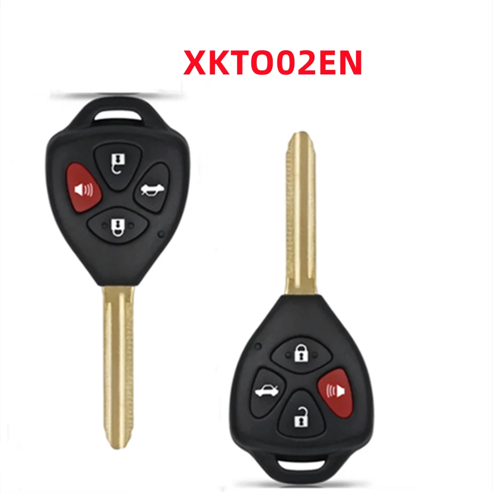 5pcs Remote Key For Xhorse XKTO02EN Universal Wire 4 Button For Toyota Style For VVDI Key Tool