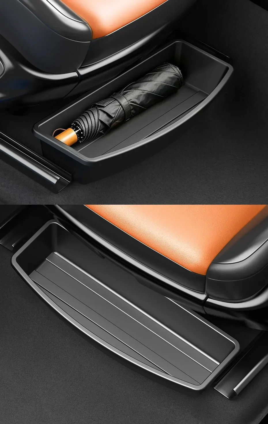 Aufbewahrungsbox unter dem Sitz Universelle Auto-Sitz-Organizer-Box Abnehmbare Aufbewahrungsbox Gadget-Etui Universelles Zubehör – Detail 12