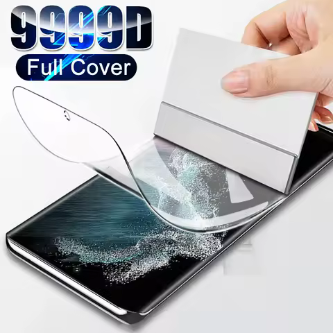 Hydrogel Film For Samsung Galaxy S23 S22 Ultra S21 Plus Screen Protector Note 20 Ultra 8 9 10 5G S10 S9 S8 S10E S20 S 22