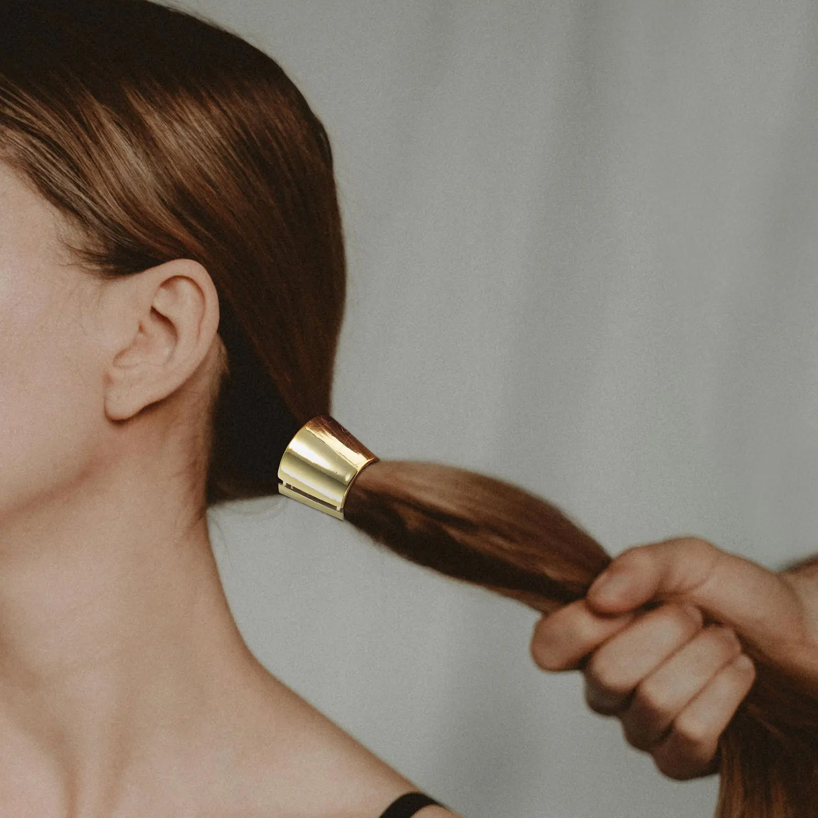 قطعة واحدة من ربطات الشعر الذهبية، ربطات شعر بسيطة للمكياج، متينة وخفيفة الوزن، وصلة مصنوعة من خليط معدني، ملمس ناعم للبشرة، عمل الحفلات #3