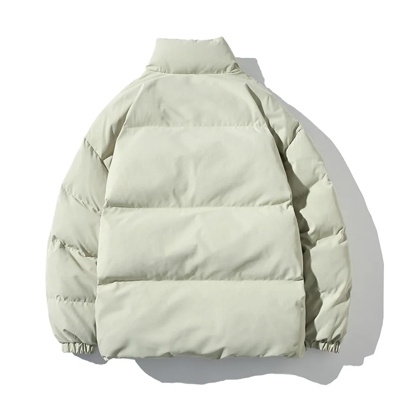 Veste matelassurera en coton pour hommes et femmes, manteau chaud épais, parkas décontractées à col montant, streetwear à la mode, 5XL, hiver 2023