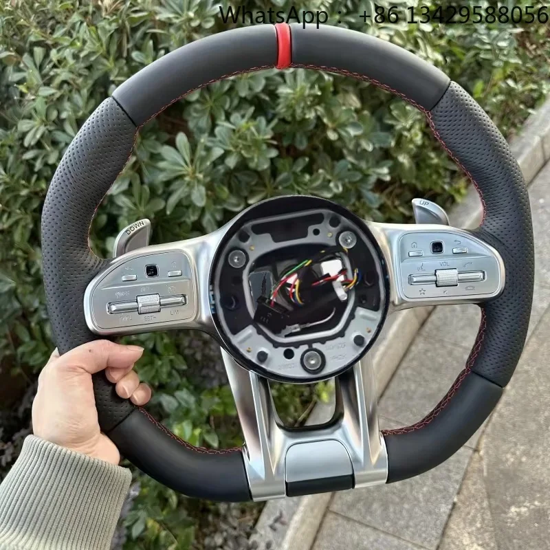 Carbon Fiber Sports Racing Steering Wheel for Mercedes-Benz C E S CLA GLA GLC GLE GLS W205 W213 W222 W177 AMG W204 W211 W212