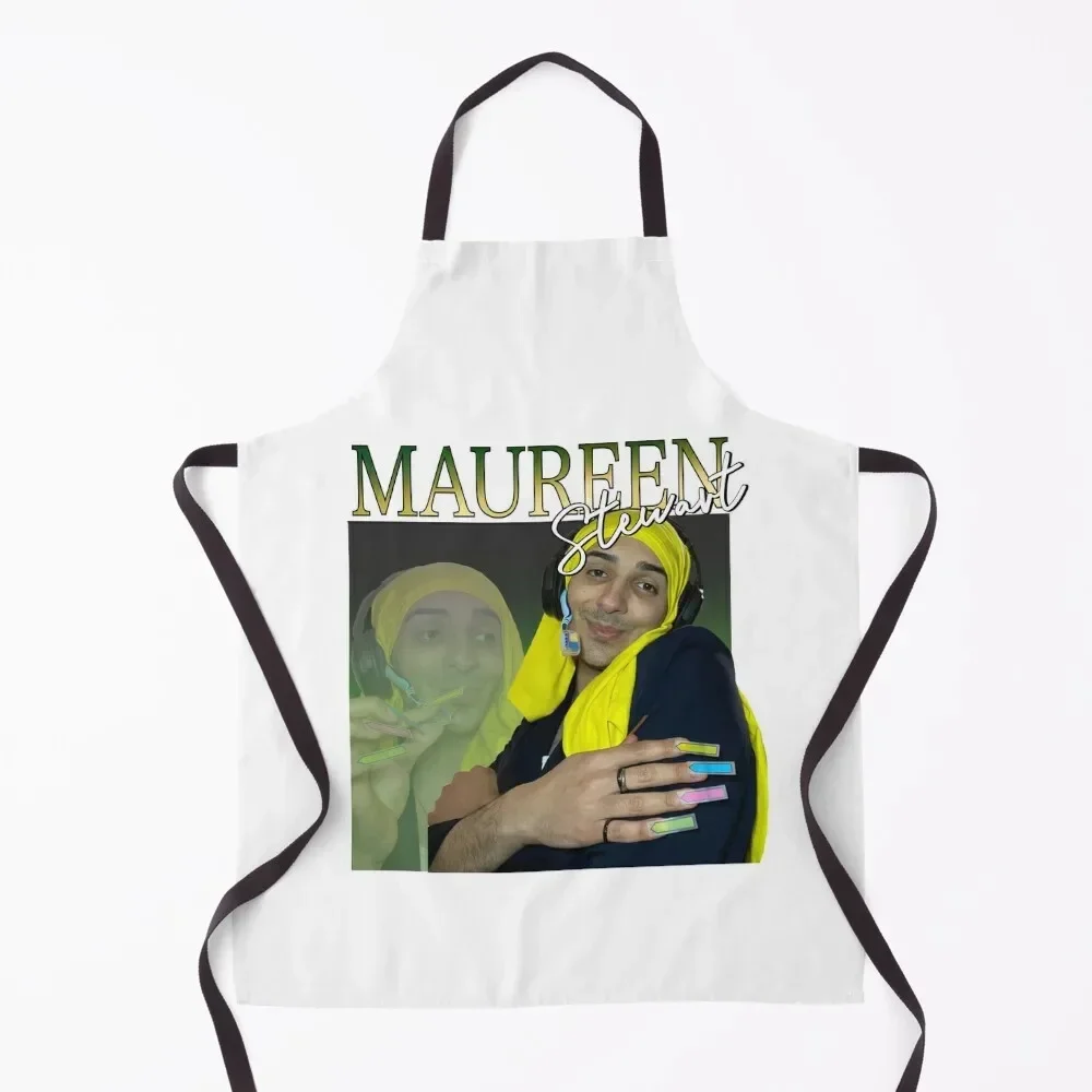 

Maureen Pat Caroline Stewart Apron chef for man Things For The Kitchen Apron