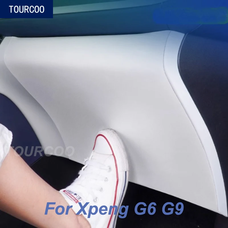 For Xpeng G6 G9 Center Console Copilot Driver Panel Anti-kick Protective Stickers Glove Box Anti-scratched Decor Stickers