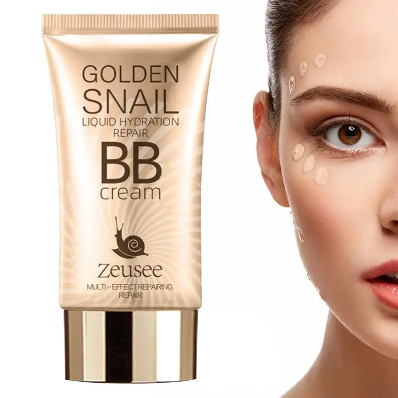 Gold Snail BB Cream Whitening Foundation Mild Concealer Lightweight BB Cream Moisturizing Long Lasting Cream