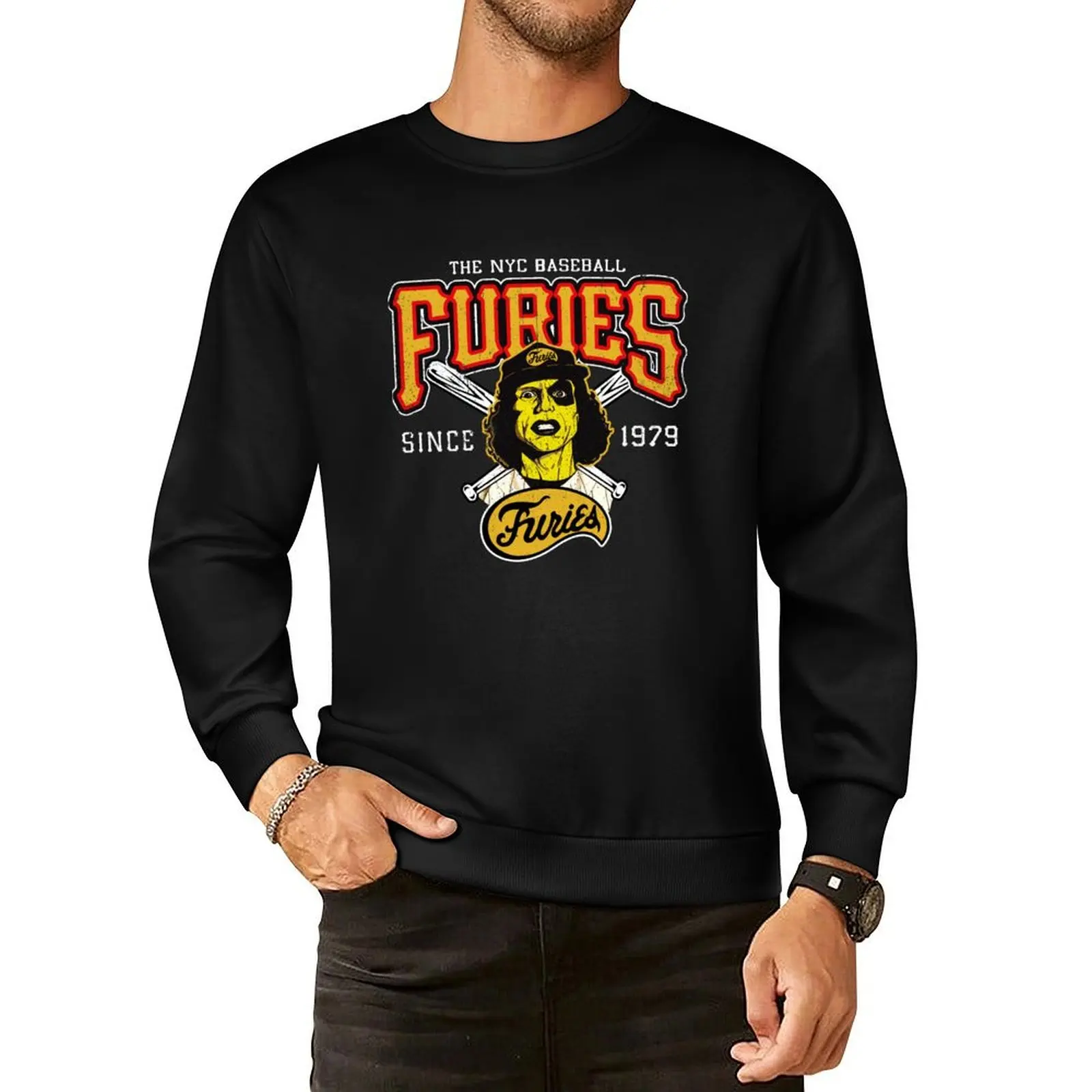 

Baseball Furies From Warriors Pullover Hoodie men's sweat-shirt set streetwear men autumn sweatshirt