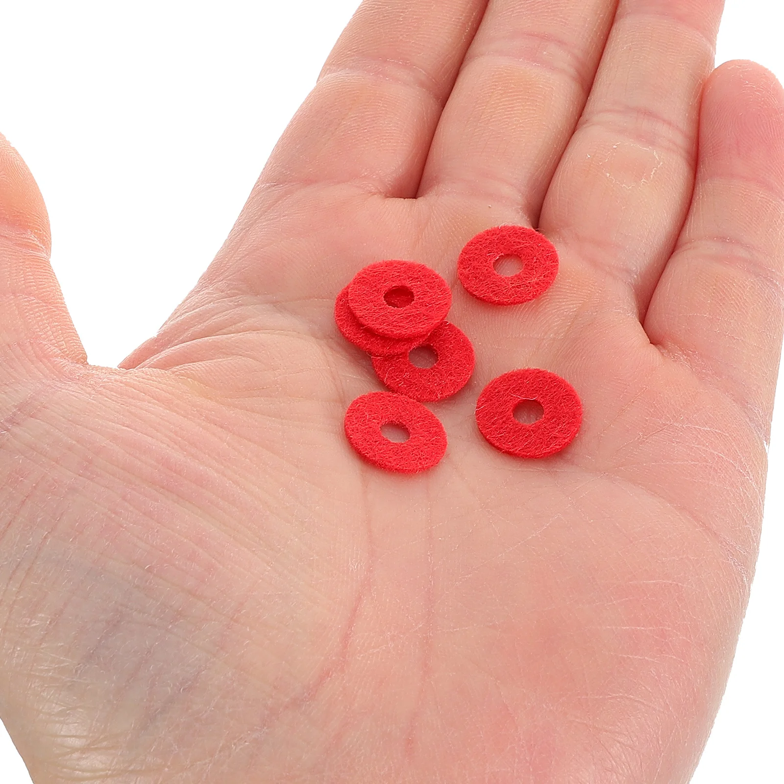

90pcs Piano Accessories Felt Replacement Cushion Washers Rings for Keyboard Repair Tuning Hammer Pedal Pads Durable Felt Piano