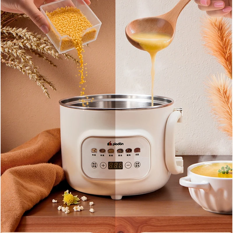 1.6L وعاء طعام الطفل متعدد الوظائف باخرة كهربائية مع جهاز تسخين الحليب آلة الطبخ المنزلية تبخير وعاء الطبخ للنودلز