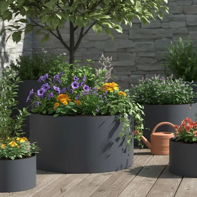 Jardinières surélevées 30 x 30 x 20 cm. Fabriqués avec des matériaux robustes et durables, ils sont idéaux pour la culture de fleurs, de verdure et de légumes.