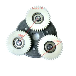 AKM Motor 120RX Rear Drive Freewheel Nylon Gear Clutch Assembly Spare Part Aikema 36 Teeth Number