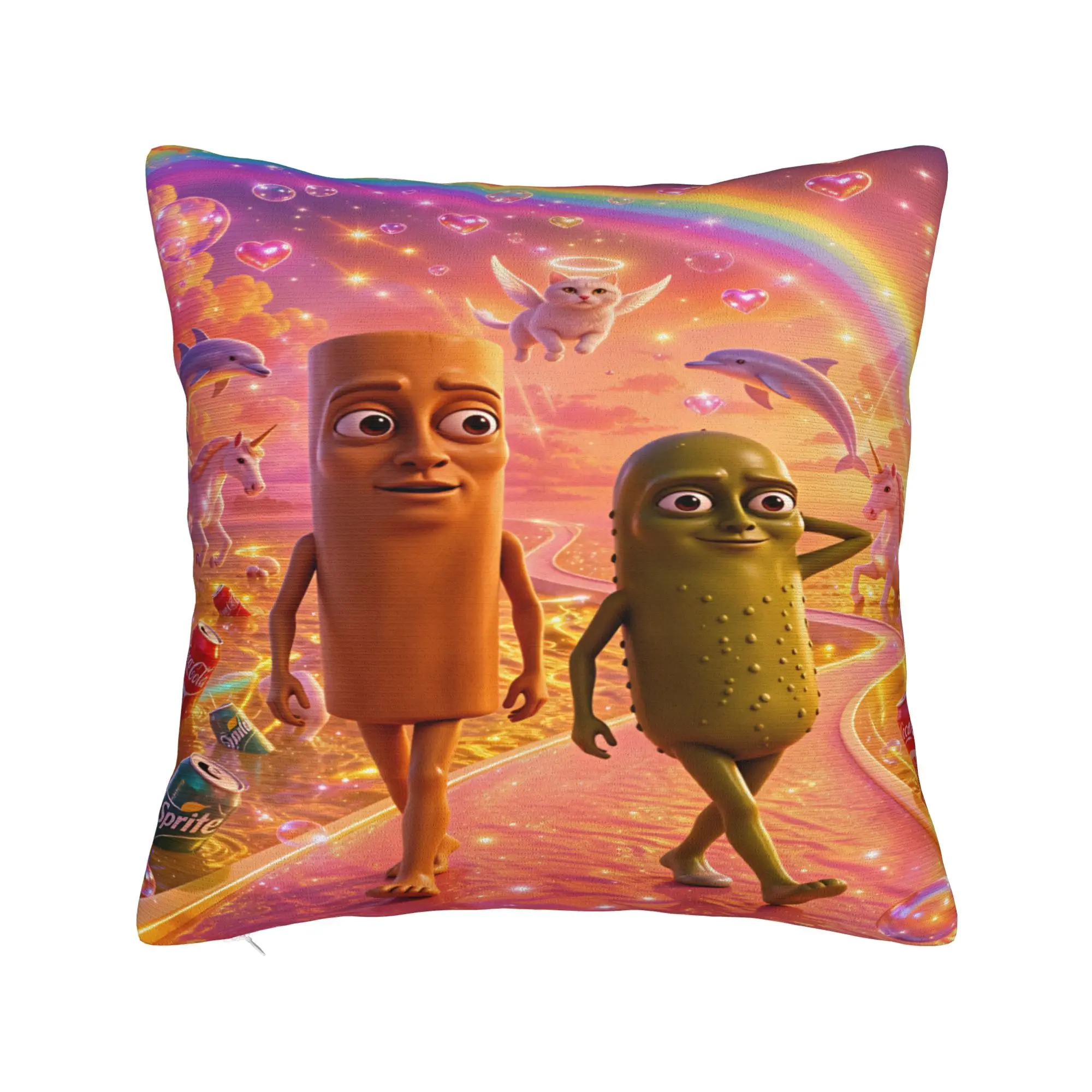Tung And Pickle Dreamland Pillow Case  Custom Pillow Cover For Living Room Chair Novelty Pillowcases