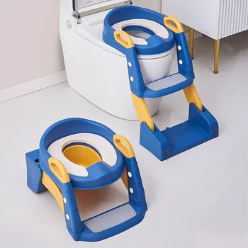 New Upgraded Portable Toilet Seat Foldable Children's Pot Potty Training Seat Step Stool Portable Potty Kids Pot Bebe Toilet