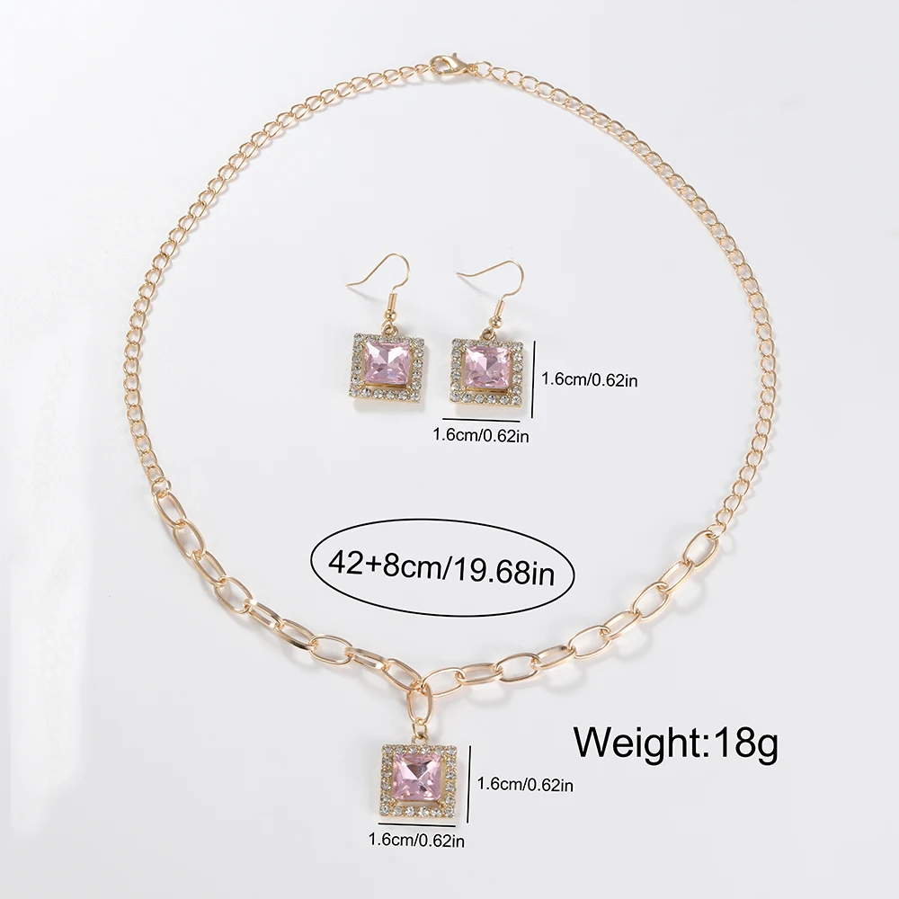 4pcs Women\'s Watch Set Full of Diamond Luxury Fashion Casual Quartz Watch Earrings Necklace Watch Set