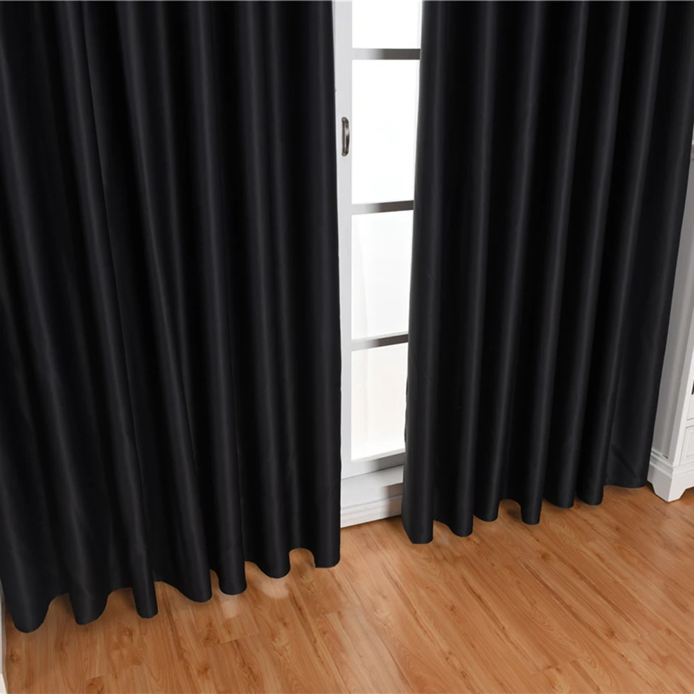 

1pcs Premium Blackout Curtains Thick Linen Fabric Thermal Insulated Wear Resistant Home Use Flower Print Sheer Window
