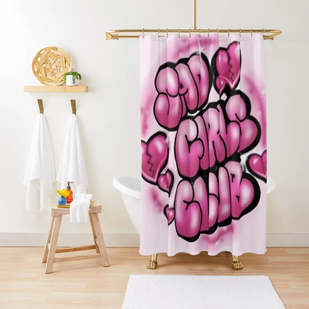 

sad girls club Shower Curtain Bathroom Deco For Bathrooms With Beautiful Designs Set For Bathroom For Shower Curtain