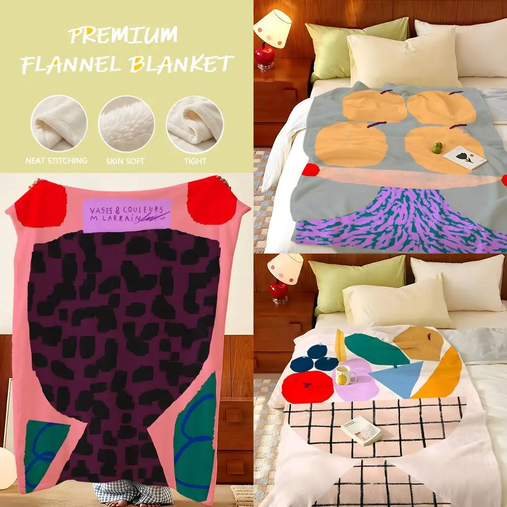 

Artist M-Matias L-Larrain Throw Flannel Throw Blanket, Lightweight Cozy, Durable Washable cute Cool