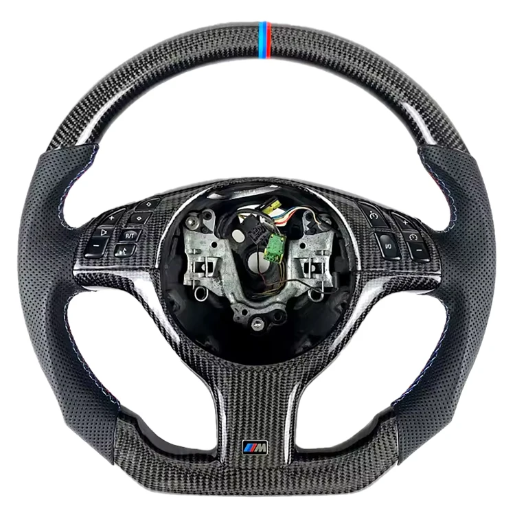 

YTcarbon For Bmw E64 6 Series Red Carbon Fiber Steering Wheel