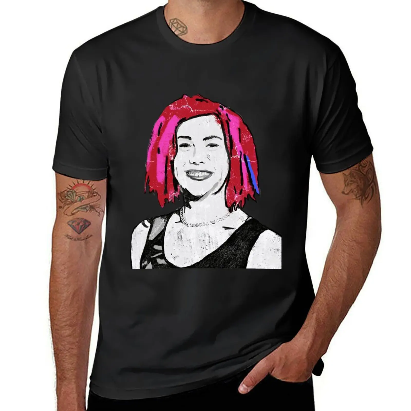 Lana Wachowski T-shirt customs customizeds boys whites animal prinfor boys plain black t shirts men