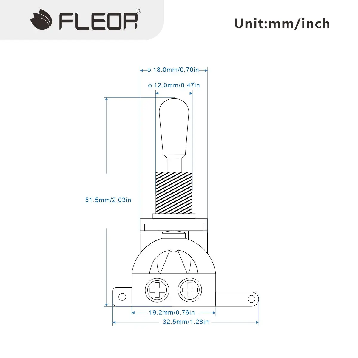 FLEOR 6 uds interruptor de guitarra Selector de pastilla de 3 vías con tapas para piezas de guitarra, 3 colores a elegir