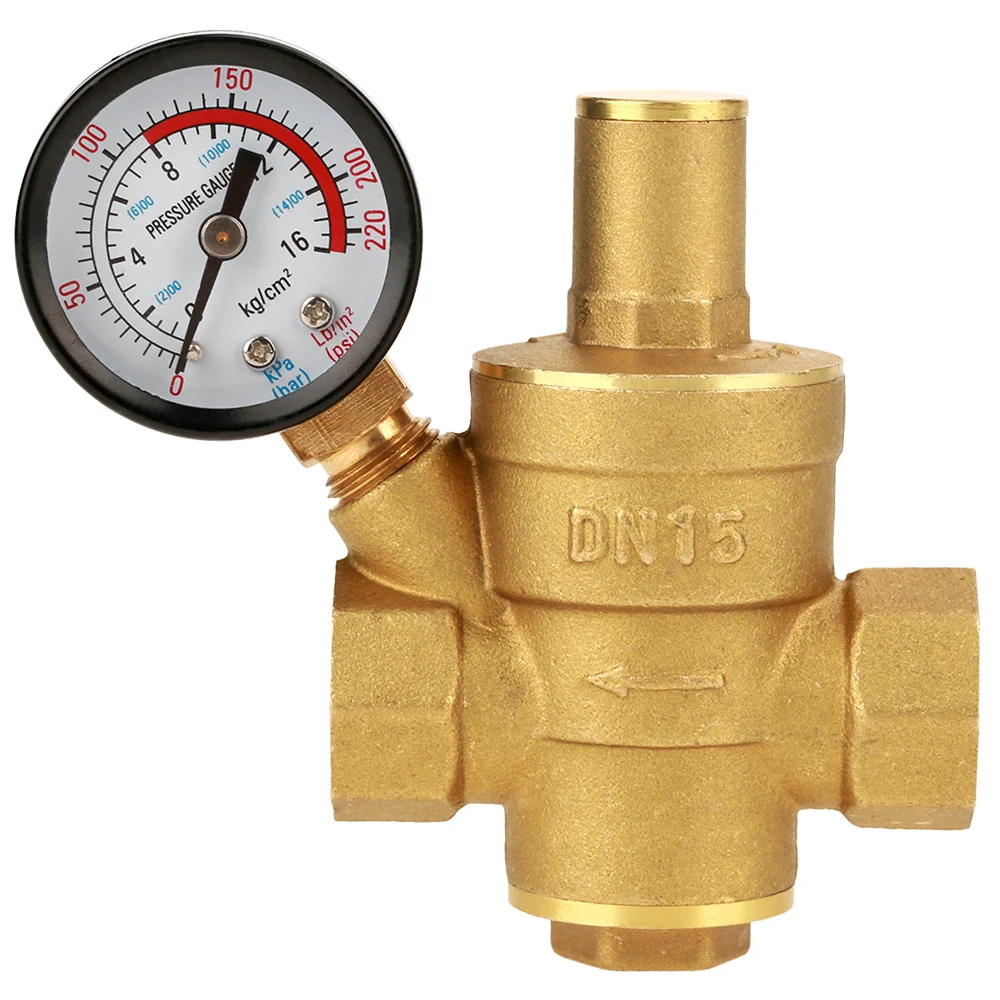 Pressure Regulator Brass DN15 Water Pressure Regulator NPT 1/2\