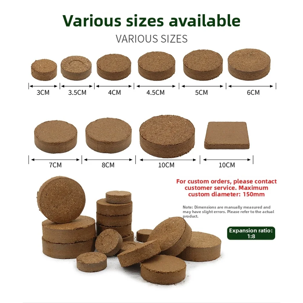 Coconut Coir Starter Medium for Horticulture Use with Natural pH Neutral Composition and Biodegradable Coconut Fiber Base