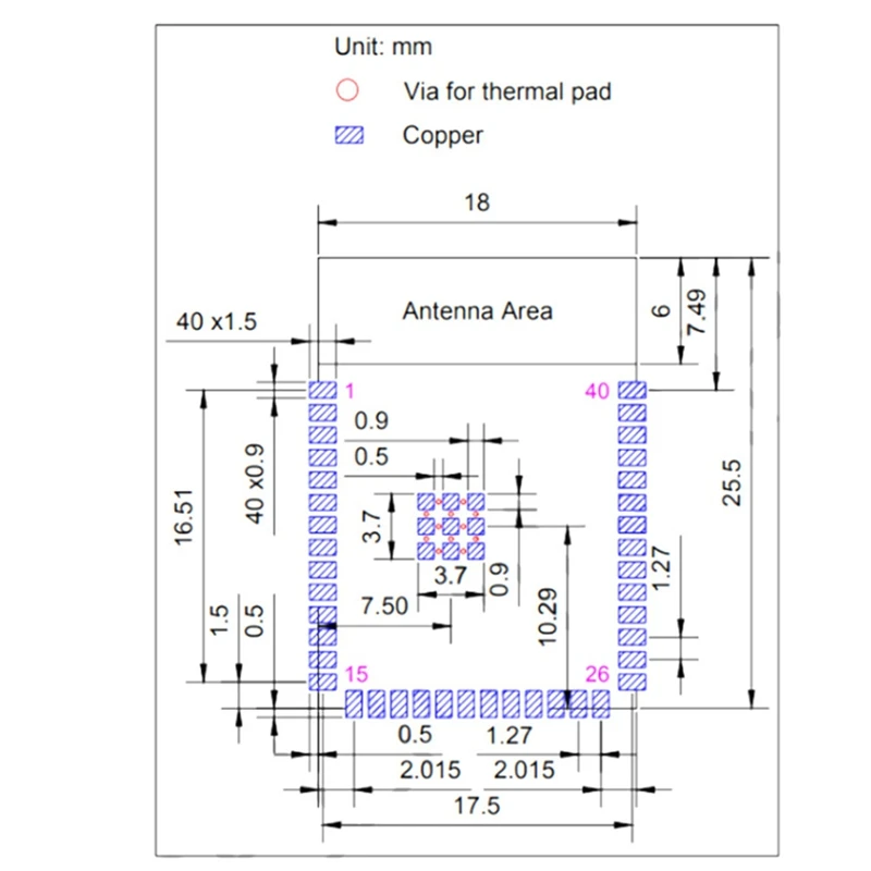 ESP32-S3-WROOM-1 Dual-Core Wifi Bluetooth5.0 ESP32-S3 ESP32-S3R2 ESP32-S3R8 ESP32 MCU Iot Wireless Module