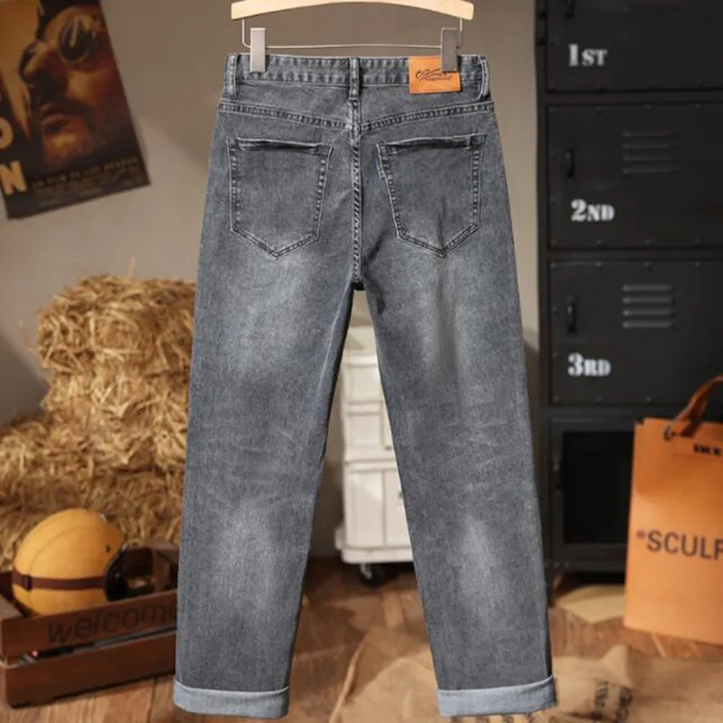 Loose Men's Jeans Men  Denim Pants Leisure Men Cargo Jeans Mens Bottoms