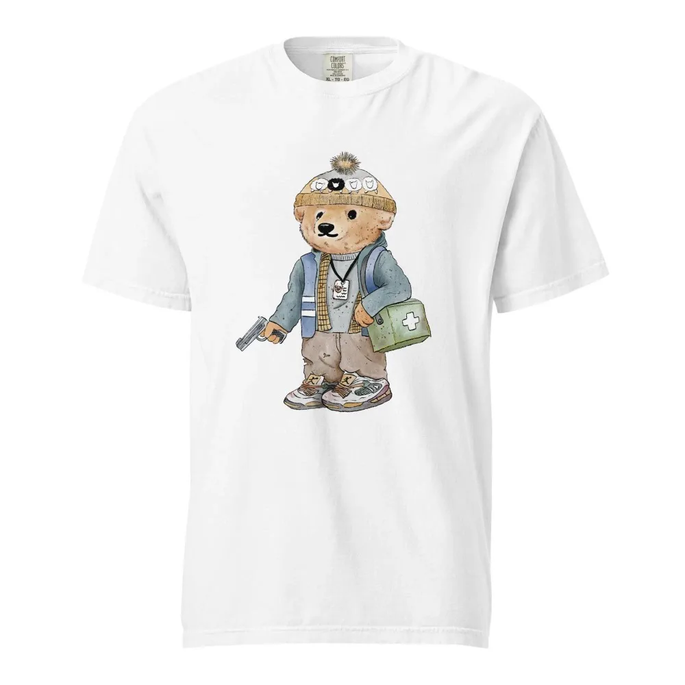 Bryan Bear T-shirt Women Men Cotton Tee Vintage Kawaii Clothes Resident Evil 2026 Movie Horror Graphic T Shirts Halloween Gifts