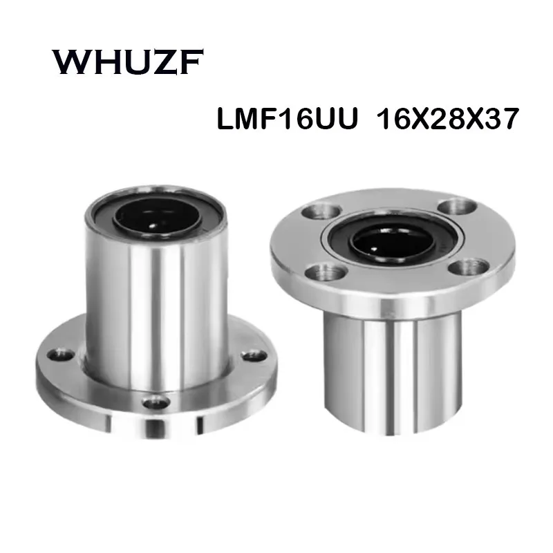 

Подшипники Kande LMF16 UU 2 шт./лот LMF16UU линейный шарикоподшипник с круглым фланцем 16 мм LMF16