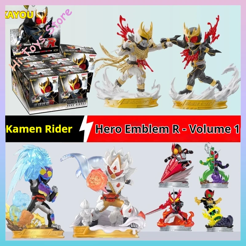 

В наличии оригинальная глухая коробка Kayou Hero Emblemems серии Kamen Rider куклы кукольная печать коллекционные игрушки детские игрушки подарок на день рождения
