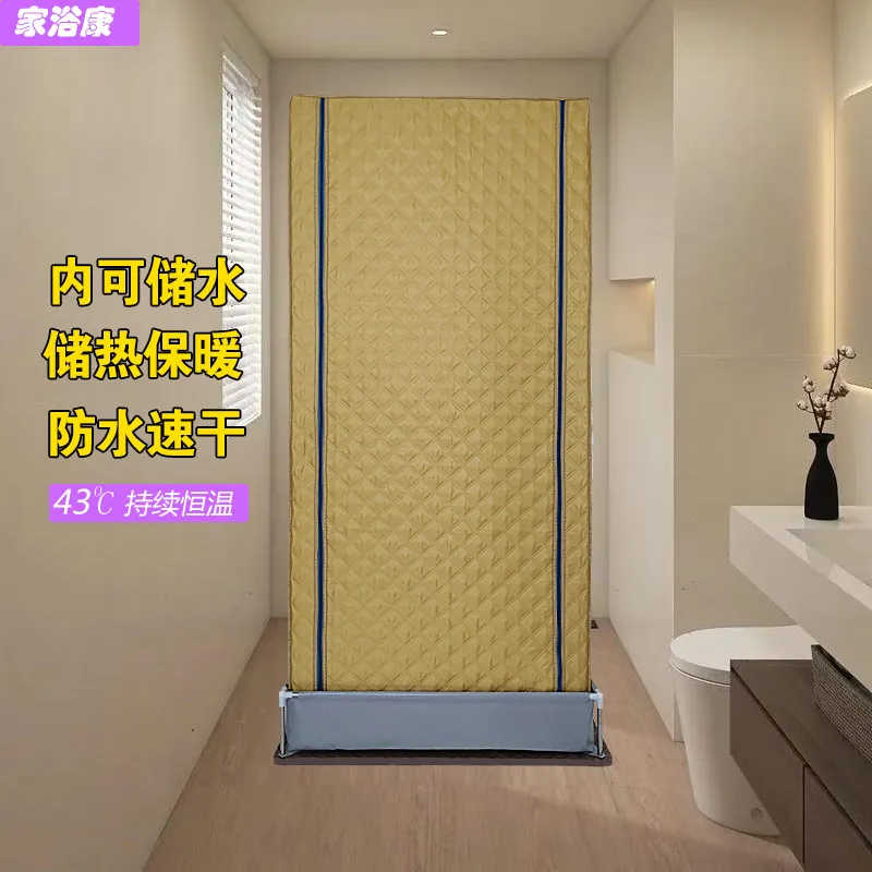 

Мягкая хлопковая полностью закрытая простая душевая комната, нижняя крышка для душа, палатка на колесах, уличная с дренажем, сельская ванная комната, туалет