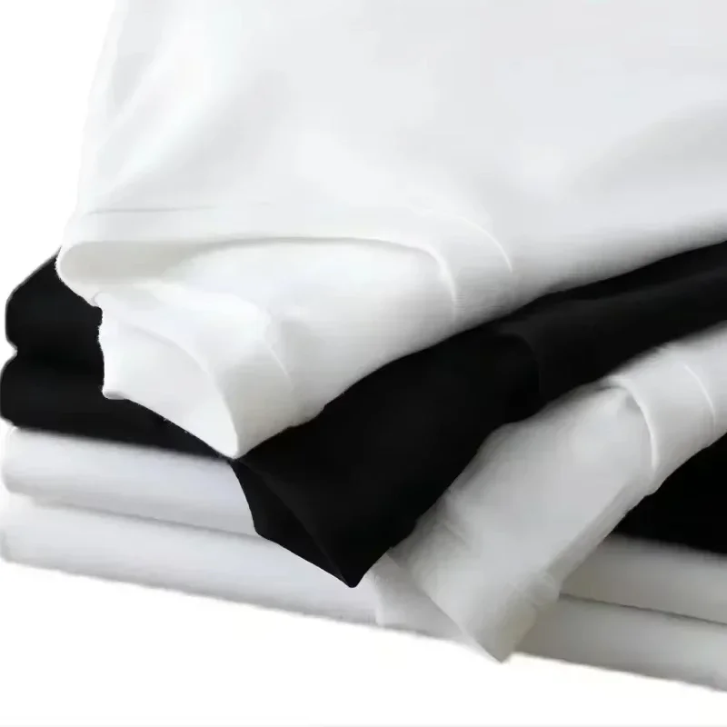 2025 صيف جديد تي شيرت ملابس بأكمام قصيرة ماركة أمريكية قطن جديد مع فضفاض مطبوعة الرجال قميص غير رسمي الرجال الجرافيك تي شيرت