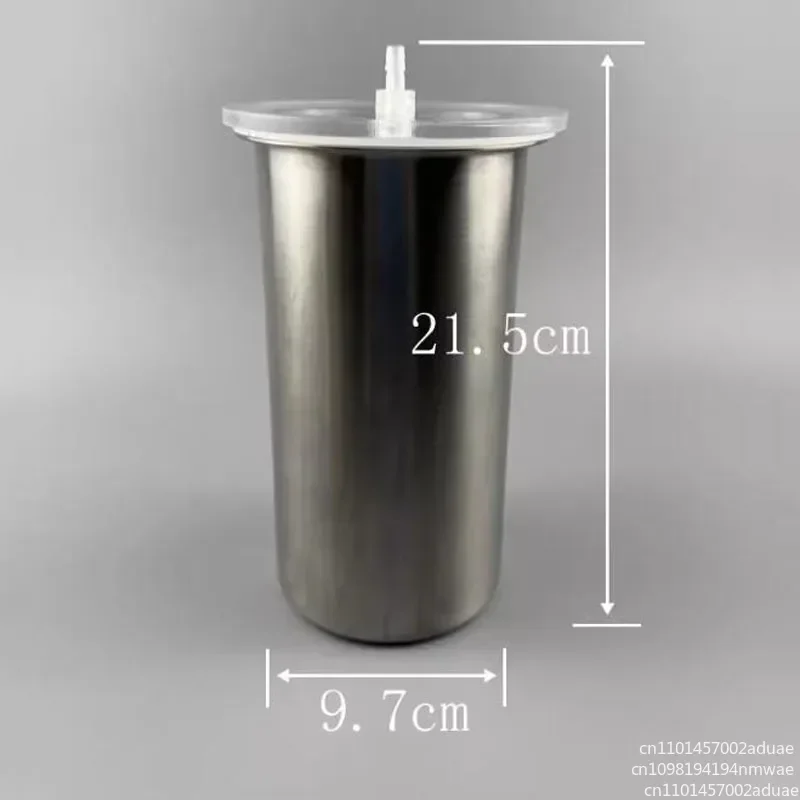 1400ML 304 Stainless Steel Vacuum Degassing Canister Defoaming Tank