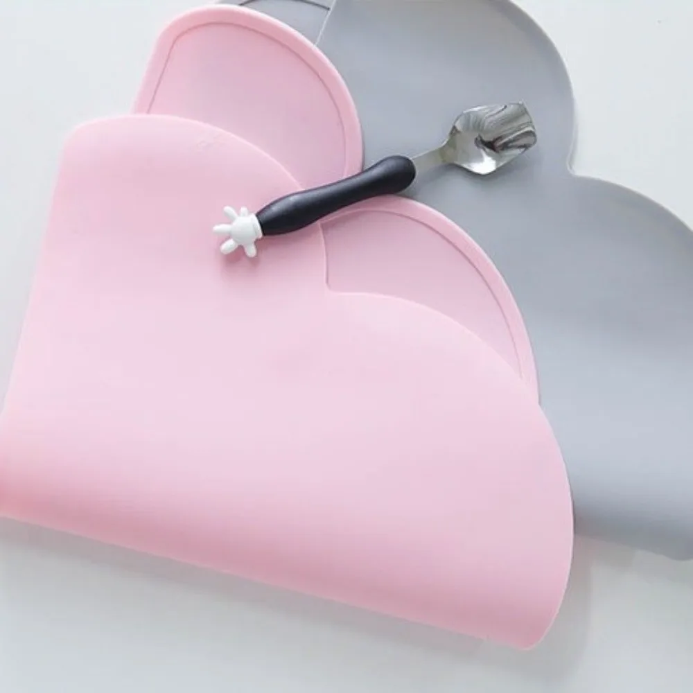 Wolkenförmige Kinder-Tischset, einfache Reinigung, Wärmeisolierung, Kinder-Tellermatte, rutschfeste, wasserdichte Geschirrunterlage für das Essen von Kindern