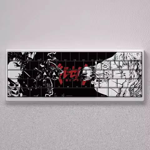 Berserk Keycaps 98 Keys Side Print PBT Dye Sublimation Cherry Black Backlight Anime for Mechanical Keyboard Mad 60he AULA F75 PC