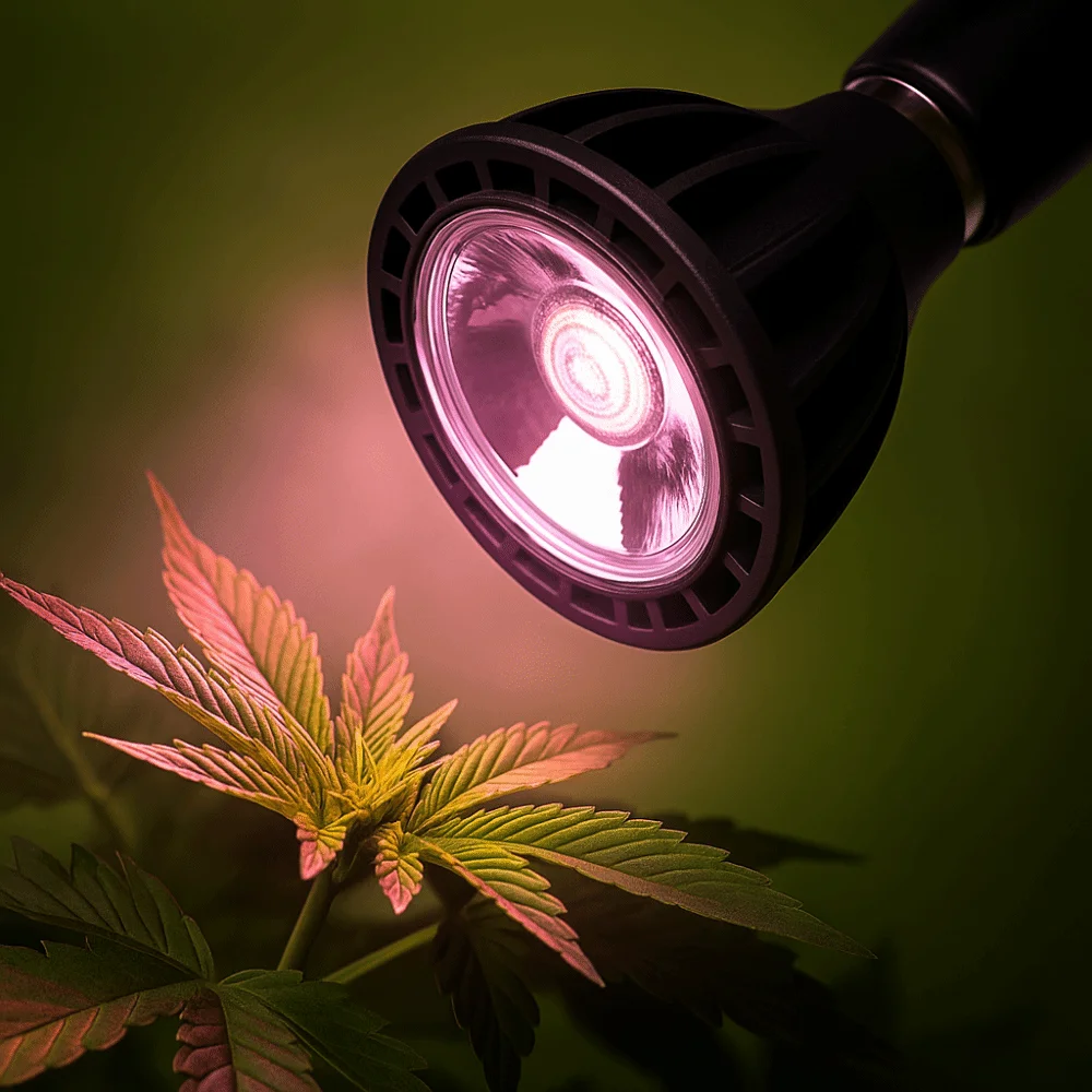 

18W Power Full Spectrum LED Grow Light Warm White Cold White Plant Growth Enhancer Super LED Black Body Hydroponics Lamp