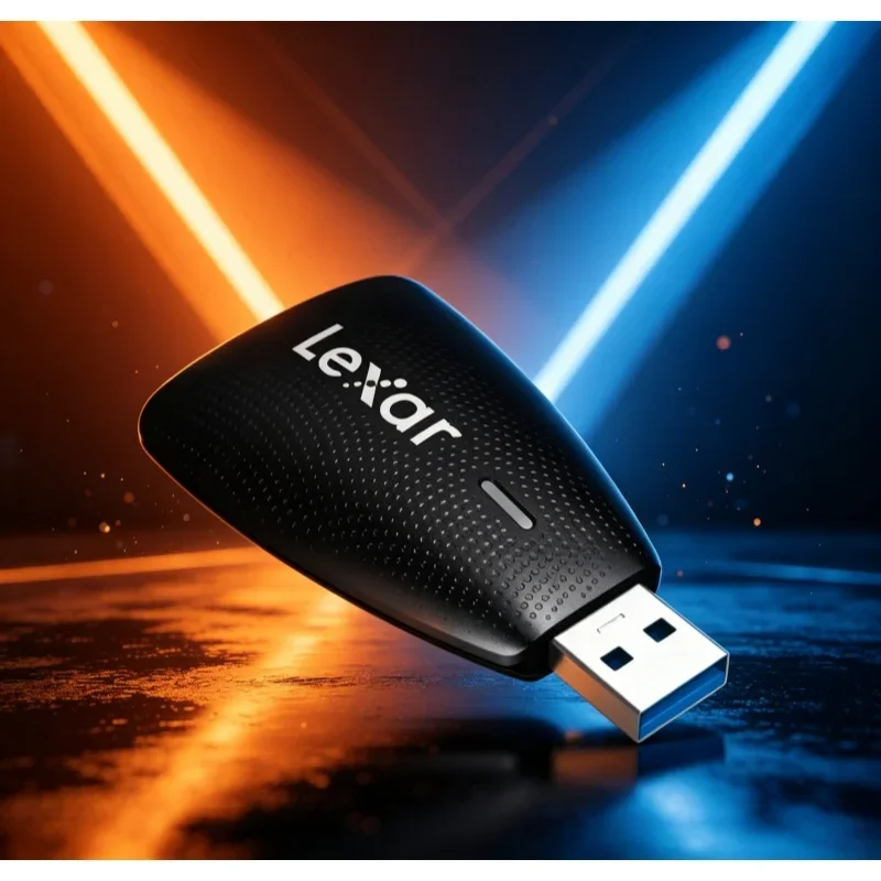 Lexar Dual Slot USB 3.0 Card Reader SD TF Memory Card Adapter High Speed Simultaneous Reading for Camera Photography
