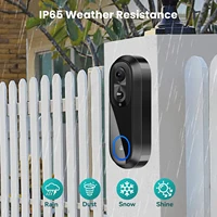 5G 2.4G WiFi Video Doorbell 1080P Wireless Bell Tuya APP Smart Intercom Camera IP65 Waterproof Ring Bell with 7000mAh Battery 6
